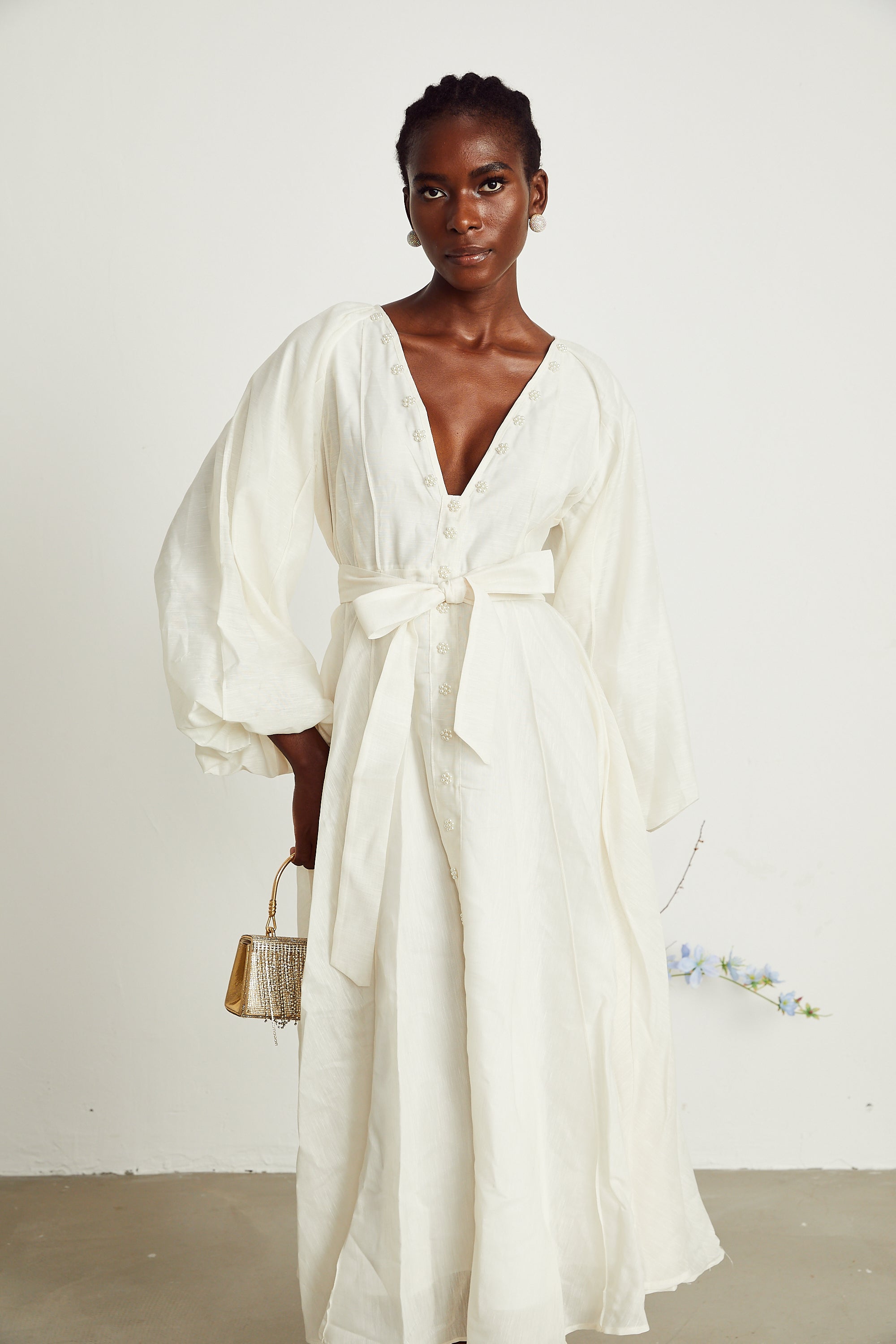 Léonor kloş maksi elbise