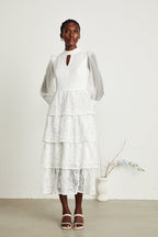 Carolina midi elbise