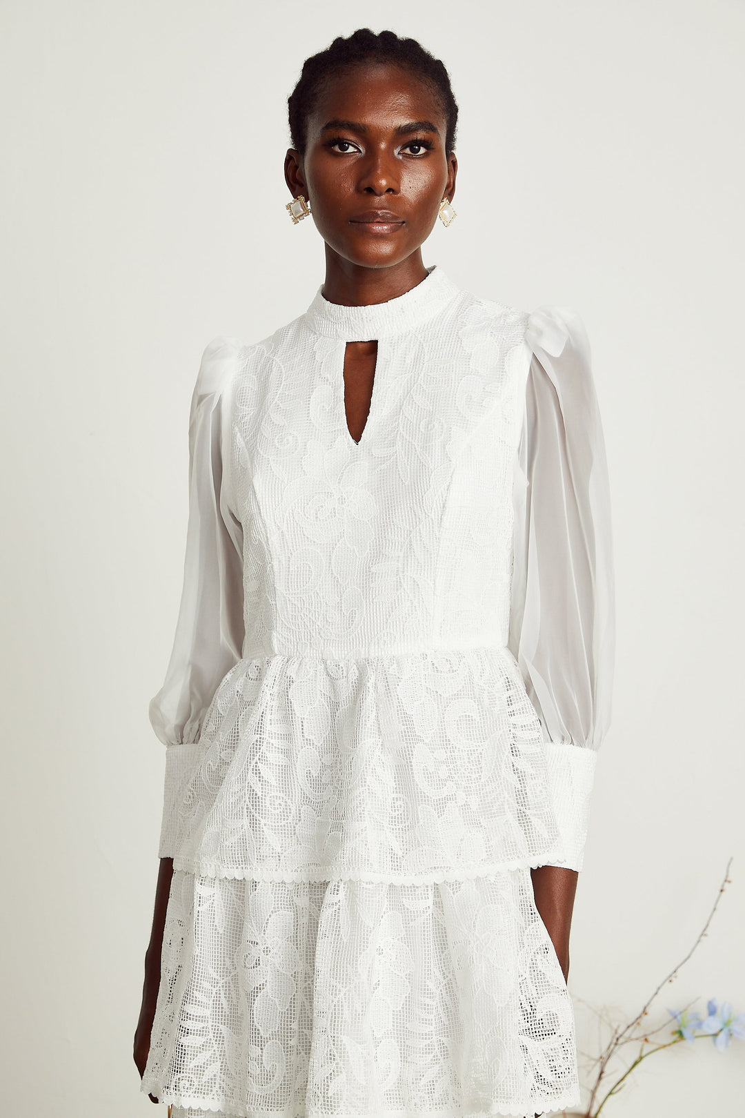 Carolina midi elbise
