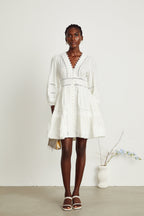 Sadie dantel mini elbise