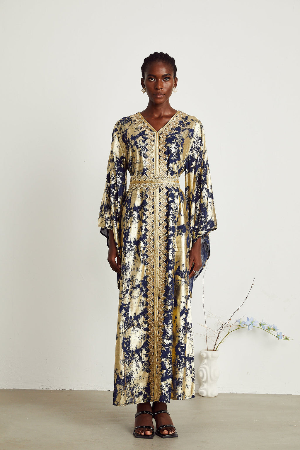 Stéphanie dantel maksi elbise