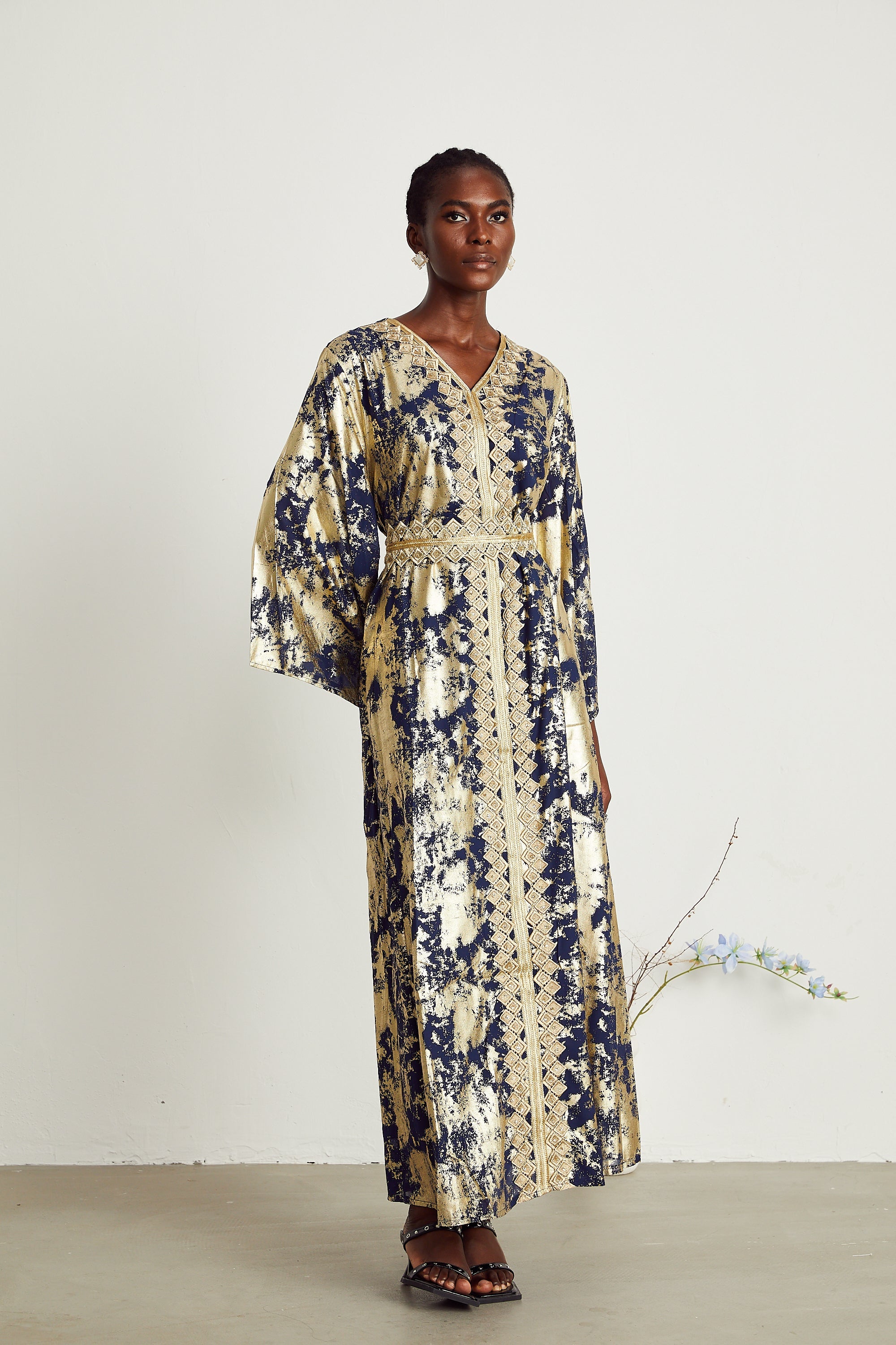 Stéphanie dantel maksi elbise