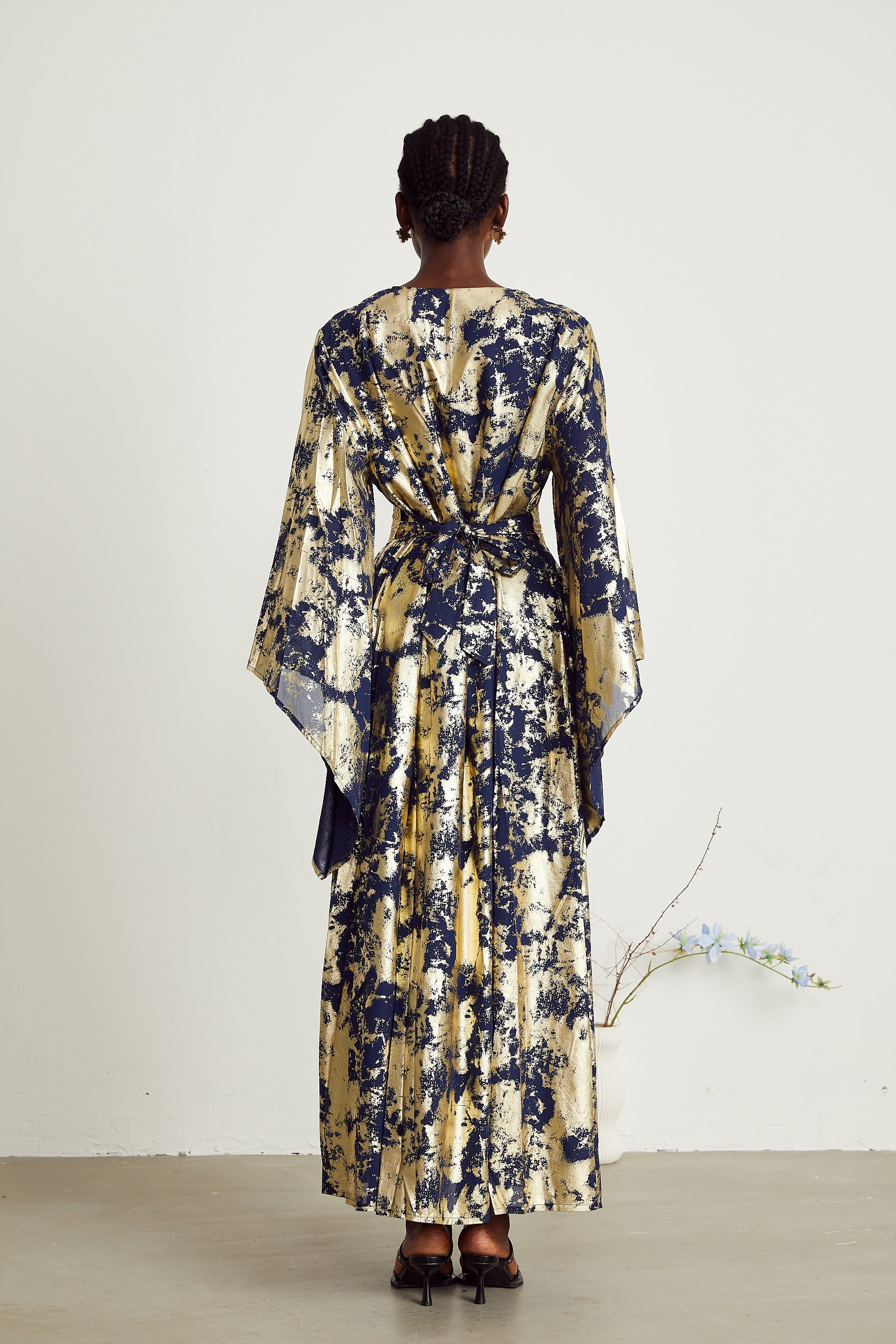 Stéphanie dantel maksi elbise