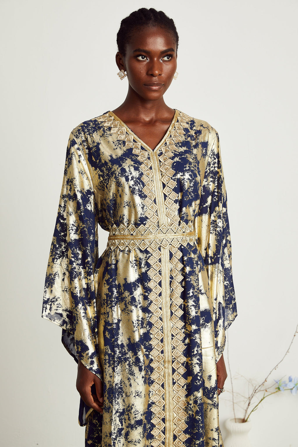 Stéphanie dantel maksi elbise