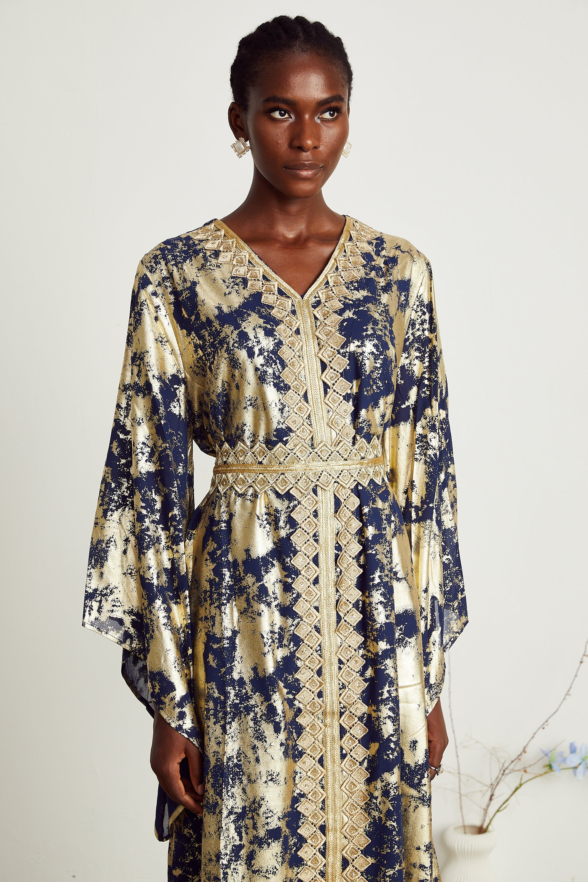 Stéphanie dantel maksi elbise