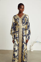 Stéphanie dantel maksi elbise