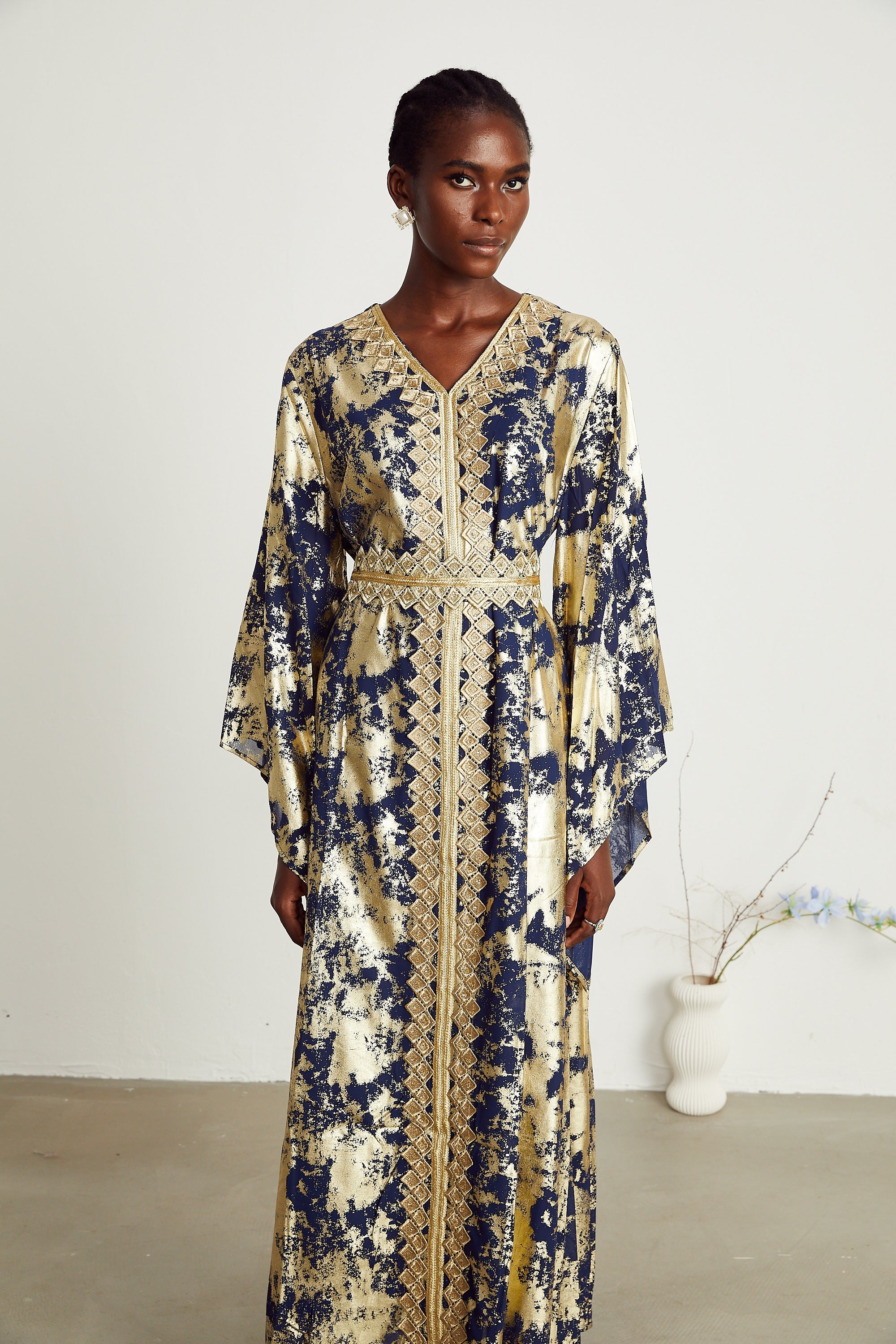 Stéphanie dantel maksi elbise