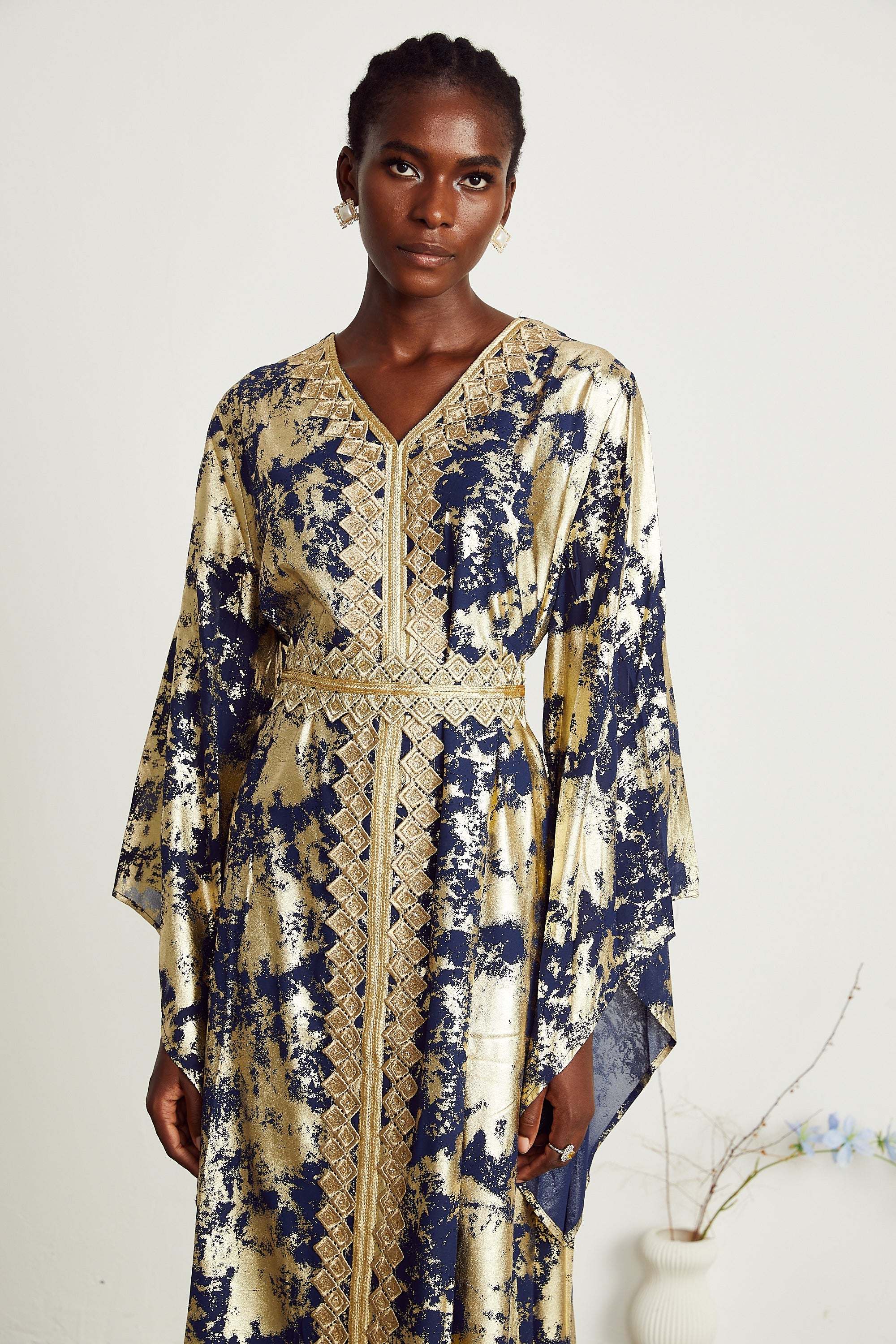 Stéphanie dantel maksi elbise