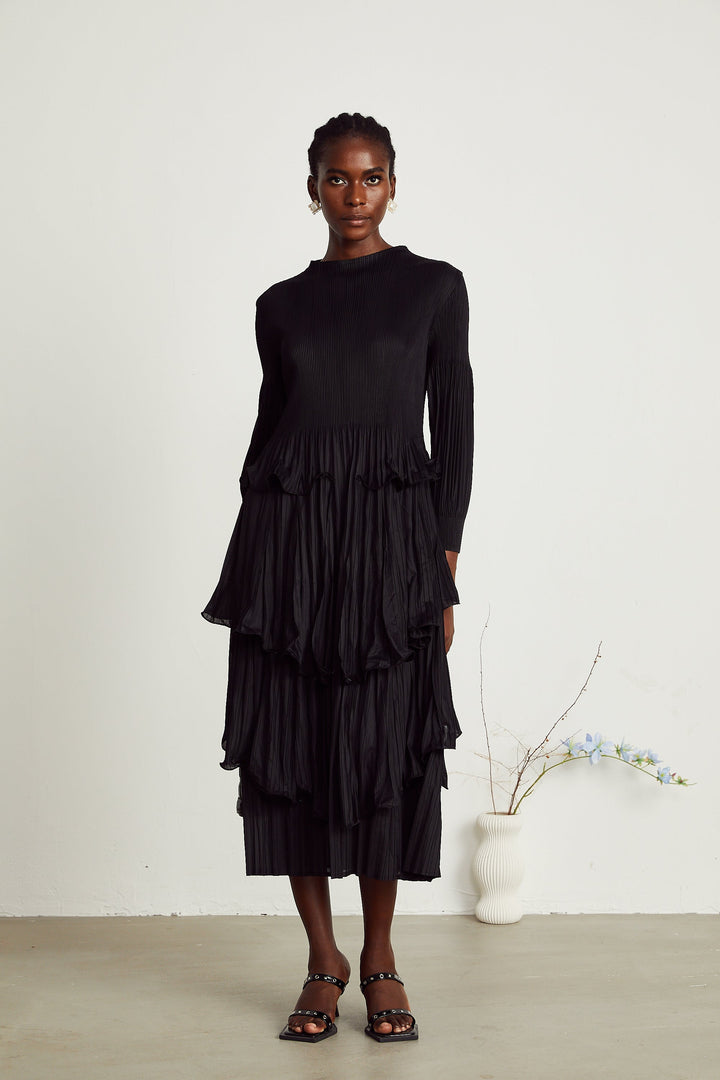 Brianna midi elbise