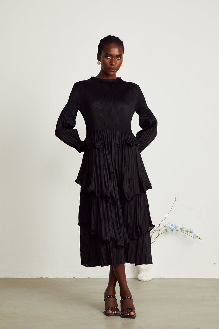 Brianna midi elbise