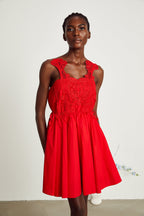 Wanda dantel mini elbise