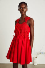 Wanda dantel mini elbise