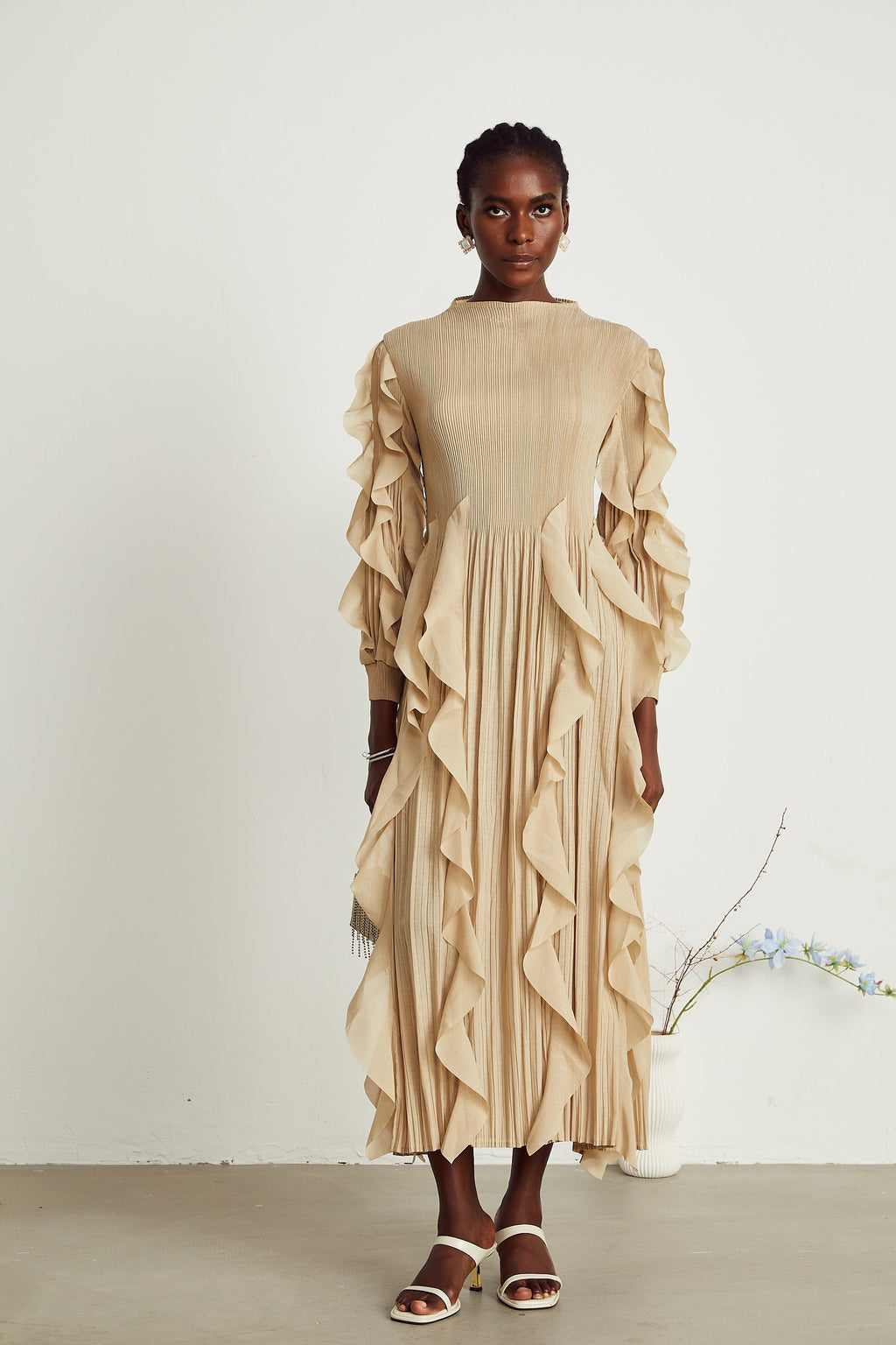 Colette maksi elbise