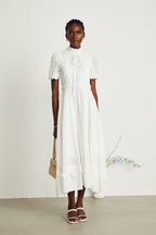 Patricia dantelli midi elbise