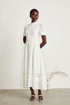 Patricia dantelli midi elbise