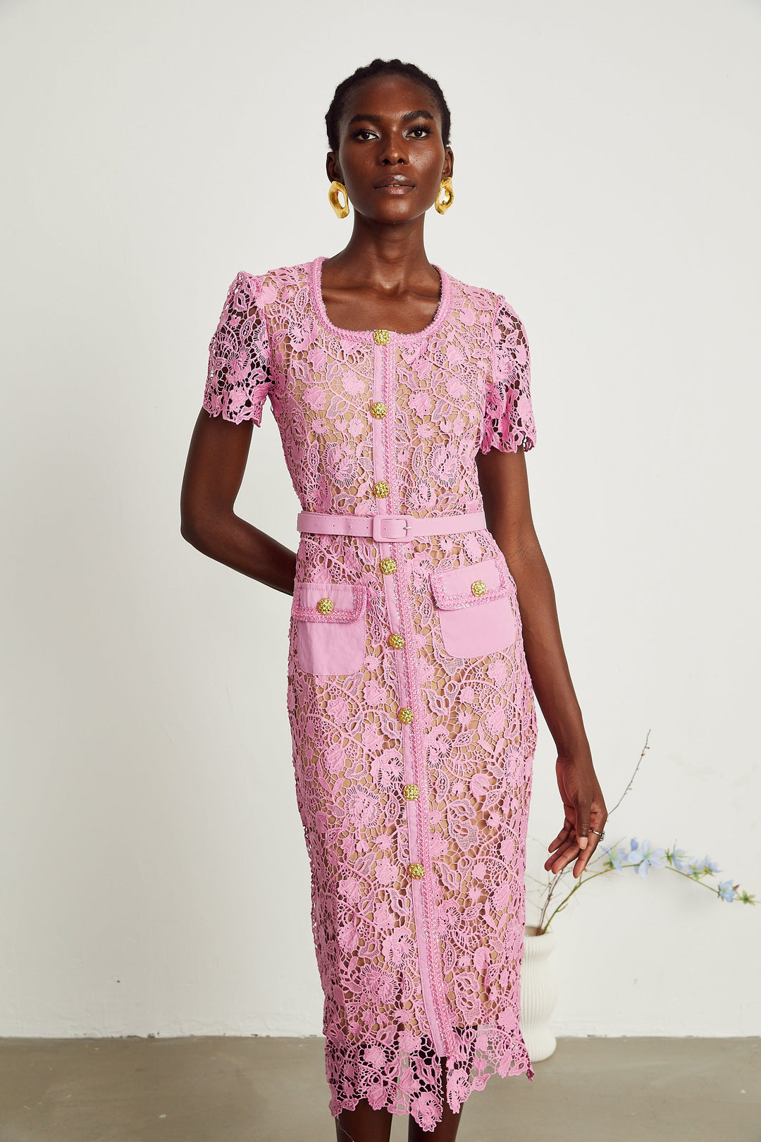 Anastasie midi elbise