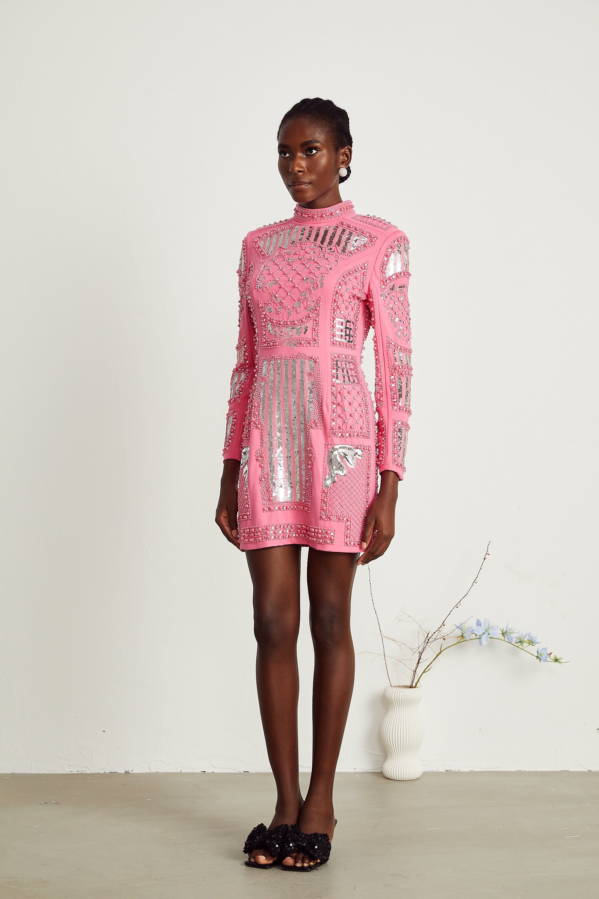 Violette mini elbise