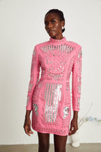 Violette mini elbise