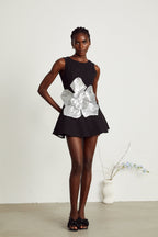 Maëlys aplike mini elbise