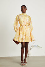 Pénélope kuşaklı mini elbise