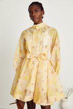 Pénélope kuşaklı mini elbise