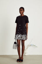 Rachel kristal mini elbise