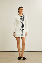 Vanessa süslemeli mini elbise