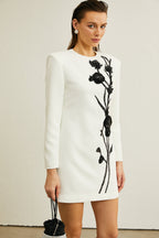 Vanessa süslemeli mini elbise