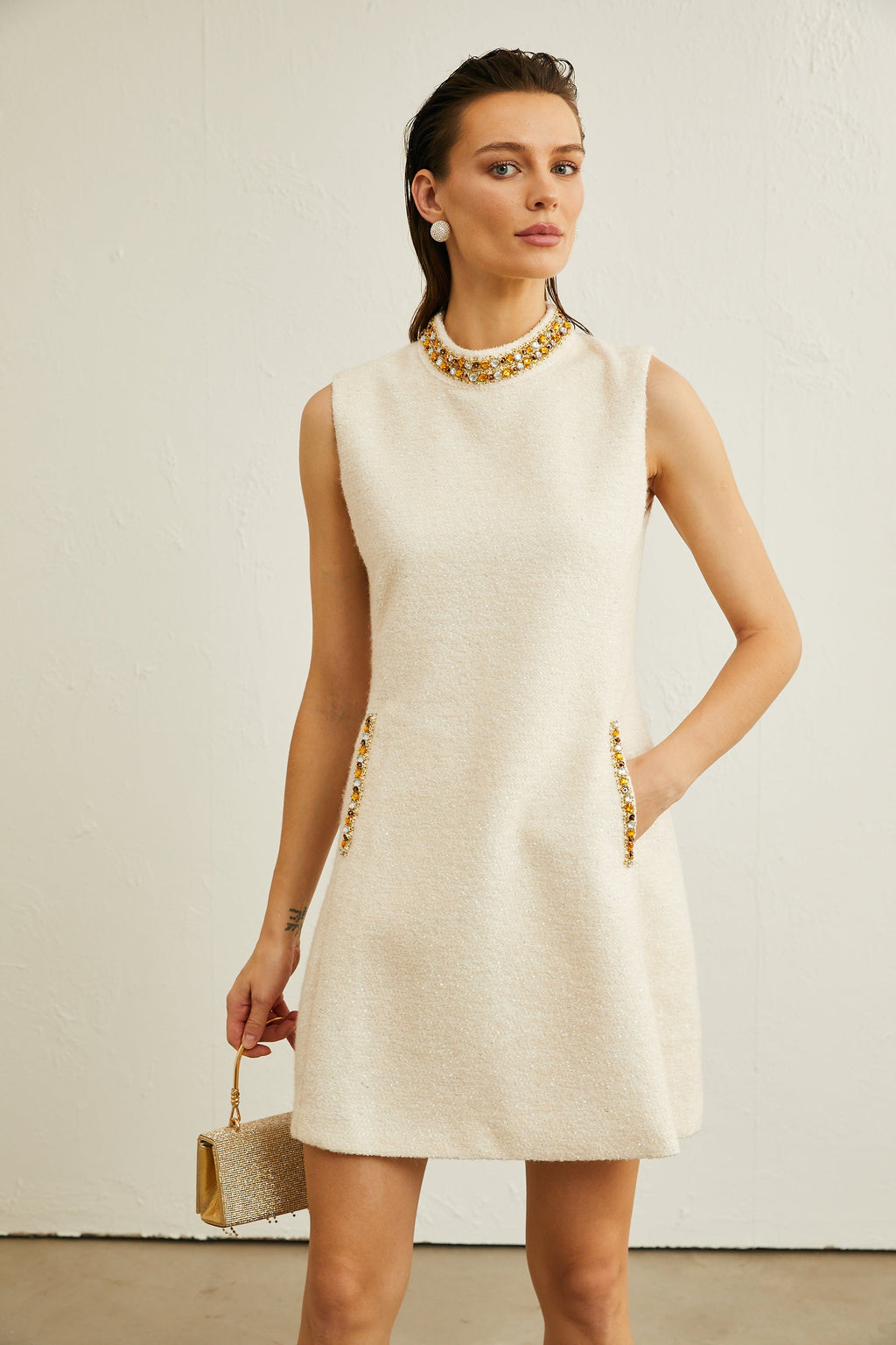 Xenia tüvit mini elbise