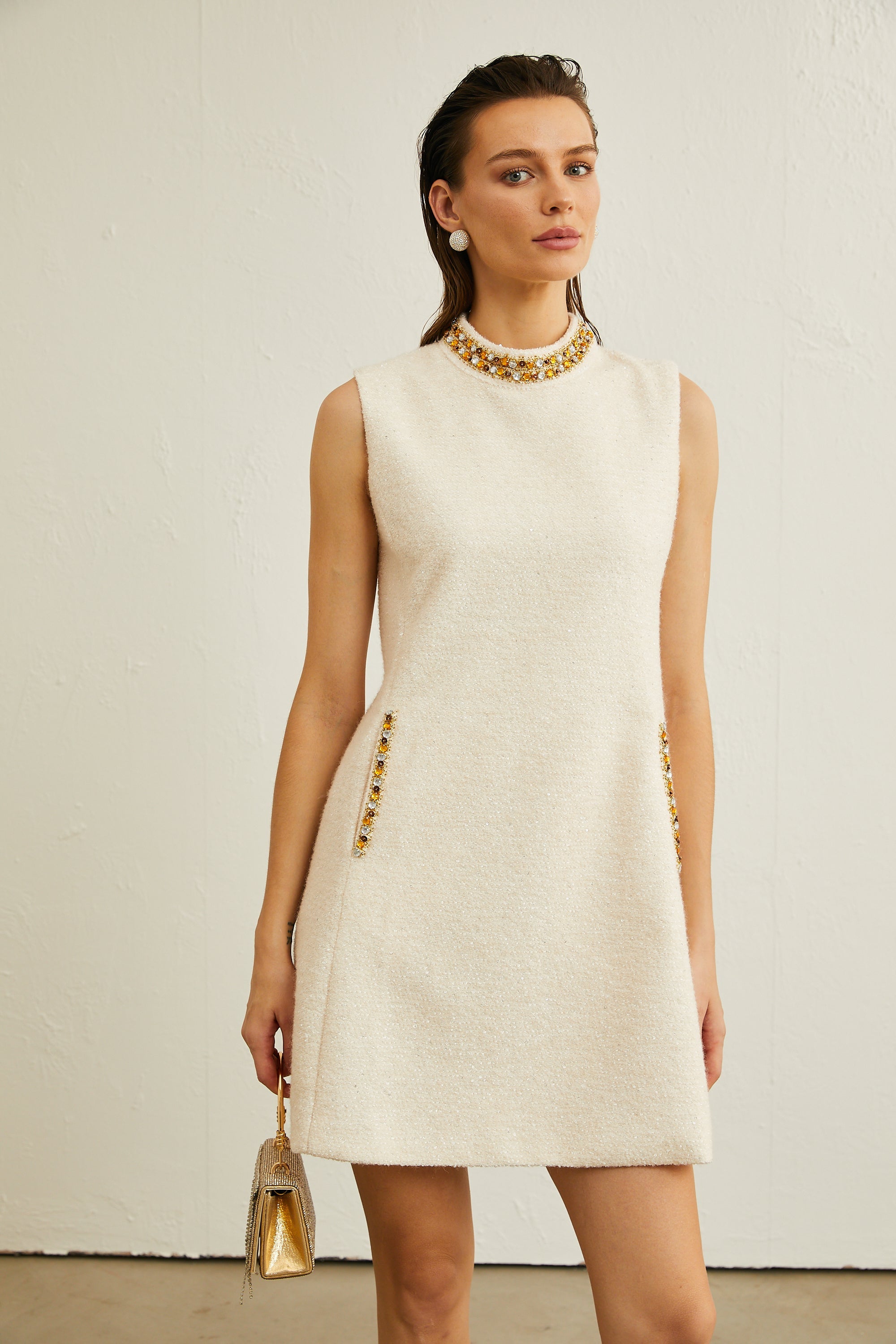 Xenia tüvit mini elbise