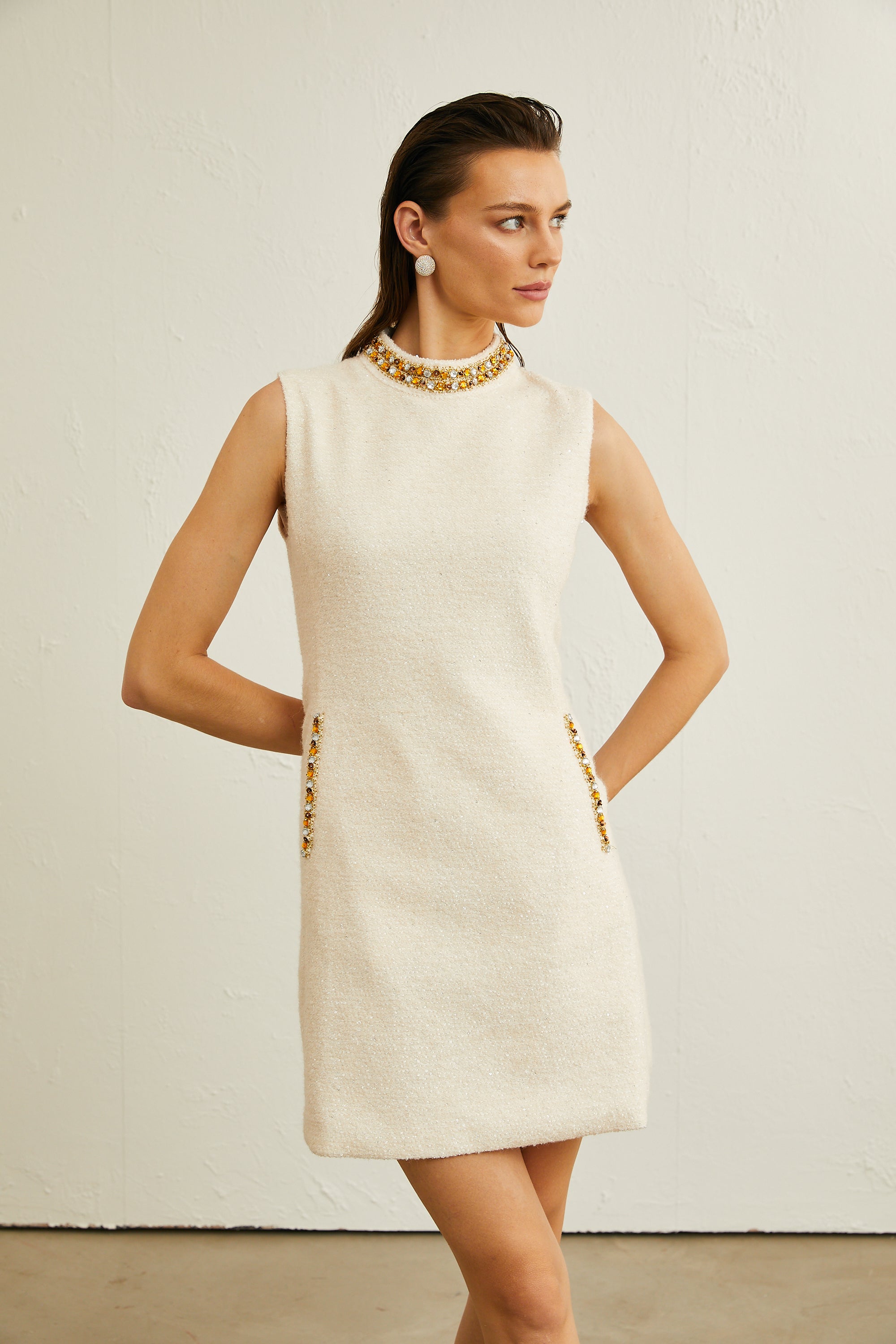 Xenia tüvit mini elbise