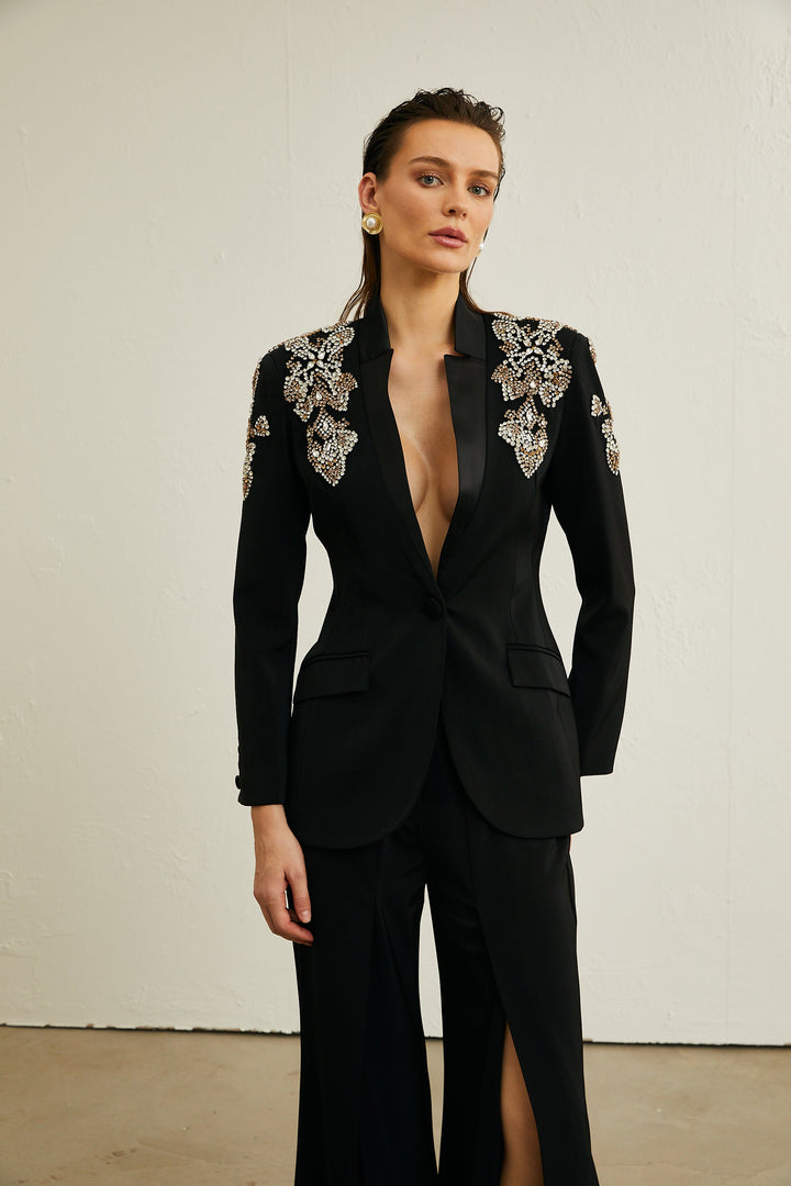 Delphine ceket ve pantolon takım