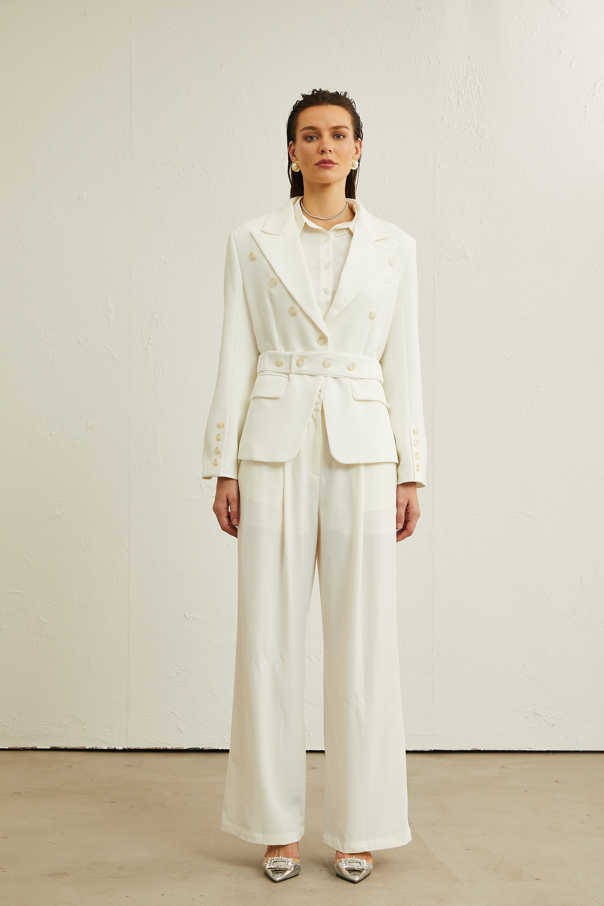 Isolde düğmeli blazer ceket