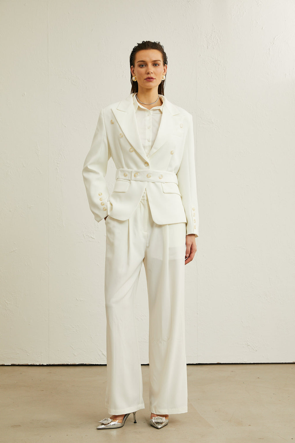 Isolde düğmeli blazer ceket