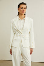 Isolde düğmeli blazer ceket