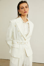Isolde düğmeli blazer ceket
