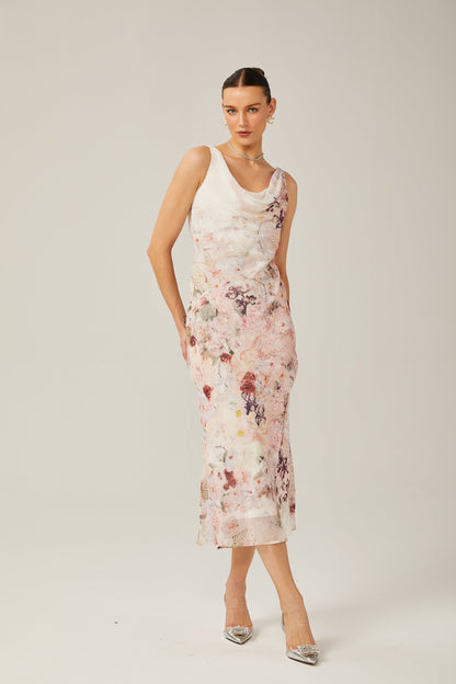 Kassandra midi elbise