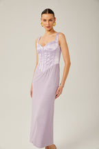 Kamelina midi elbise