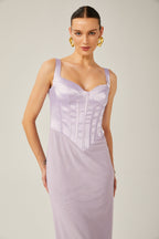 Kamelina midi elbise