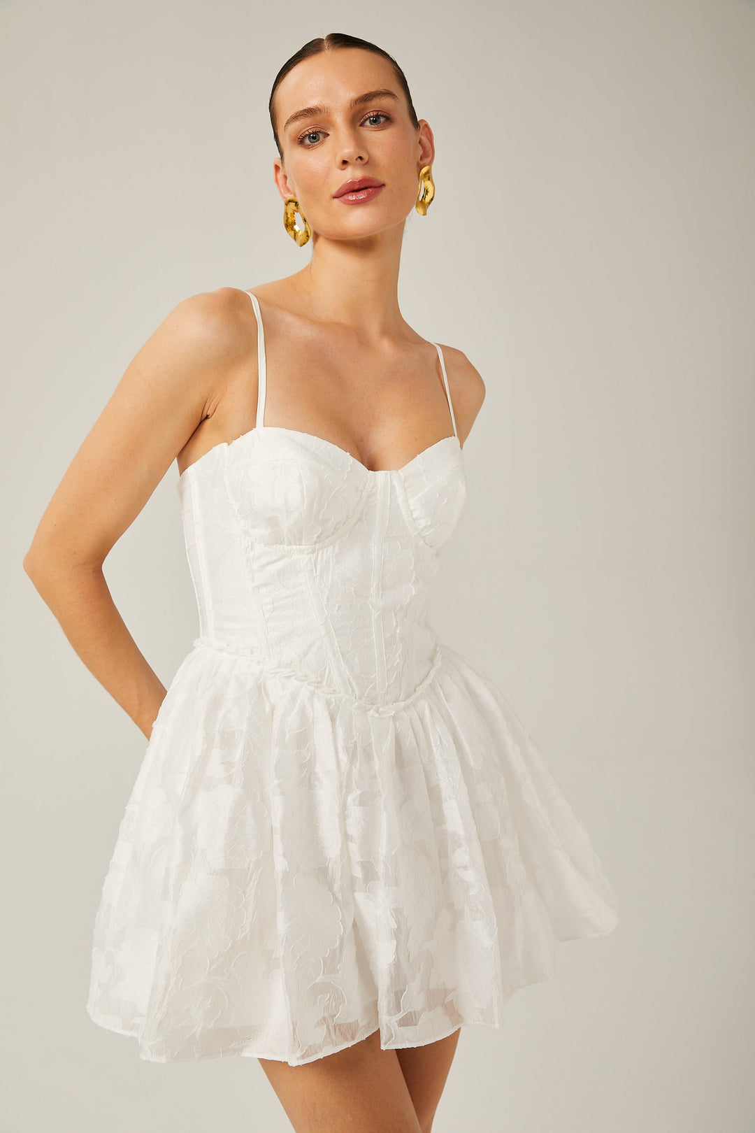 Yvette büstiyer mini elbise