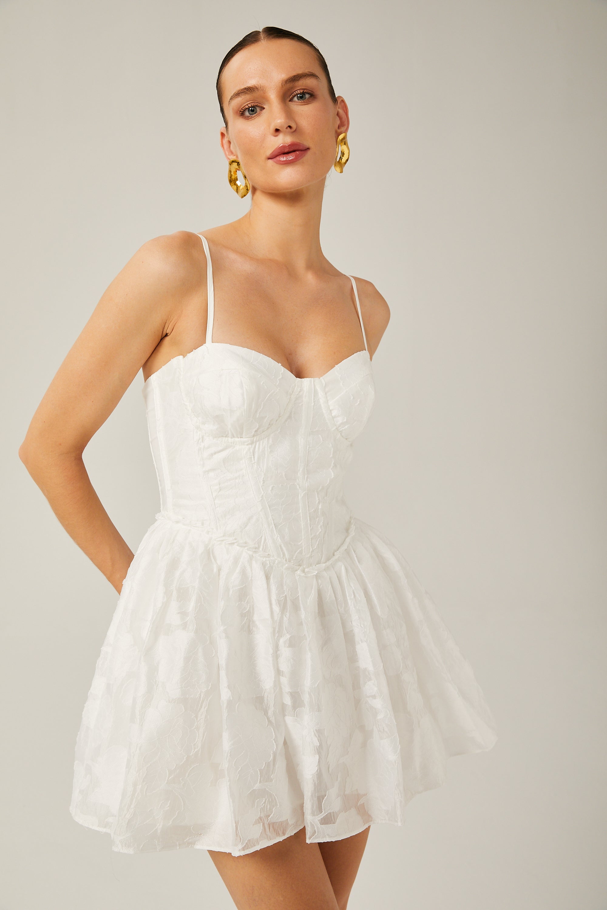 Yvette büstiyer mini elbise