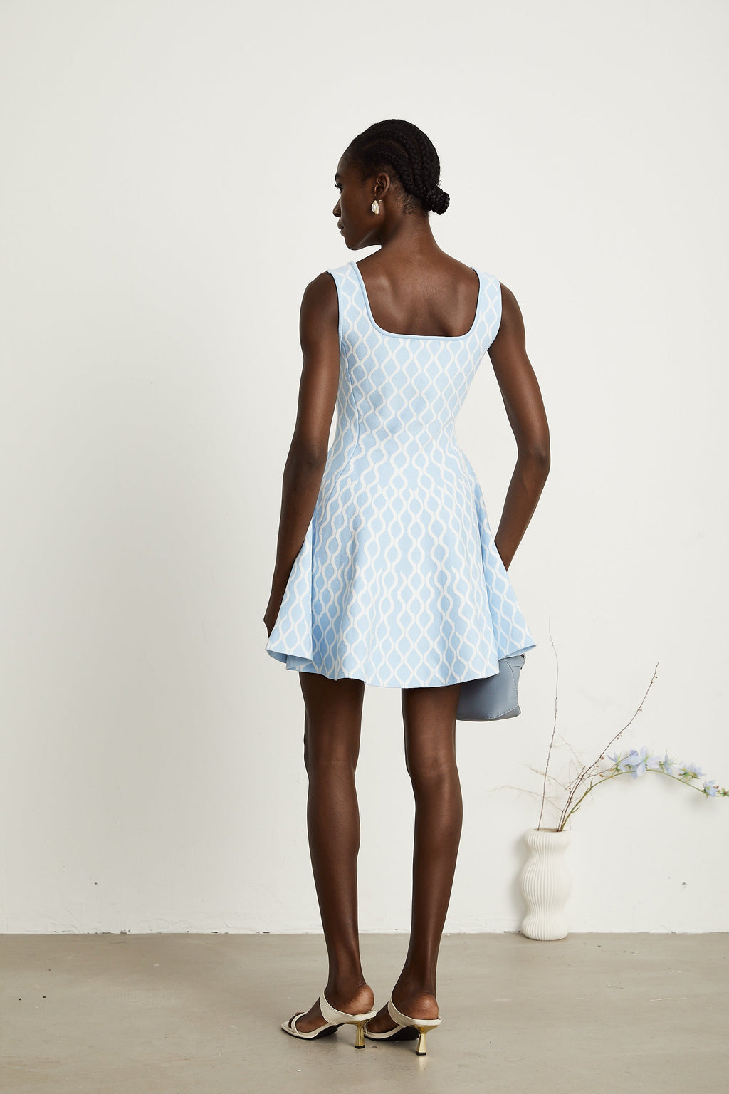 Hélène desen mini elbise