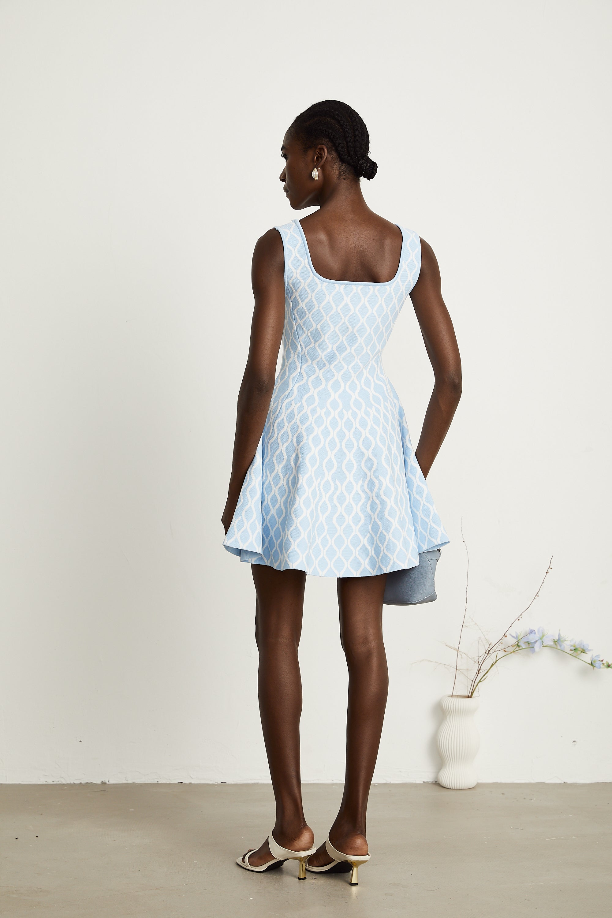 Hélène desen mini elbise