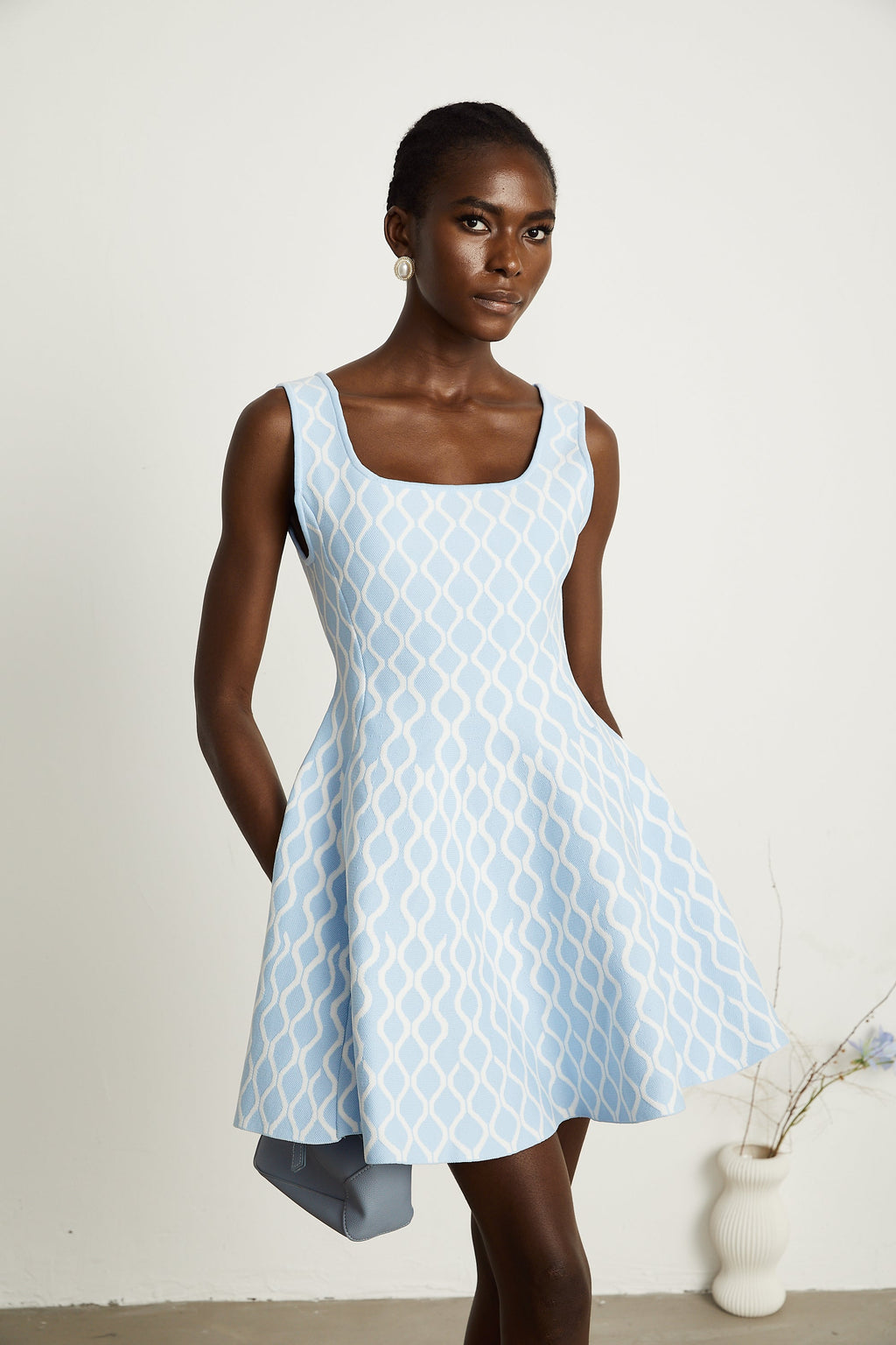Hélène desen mini elbise