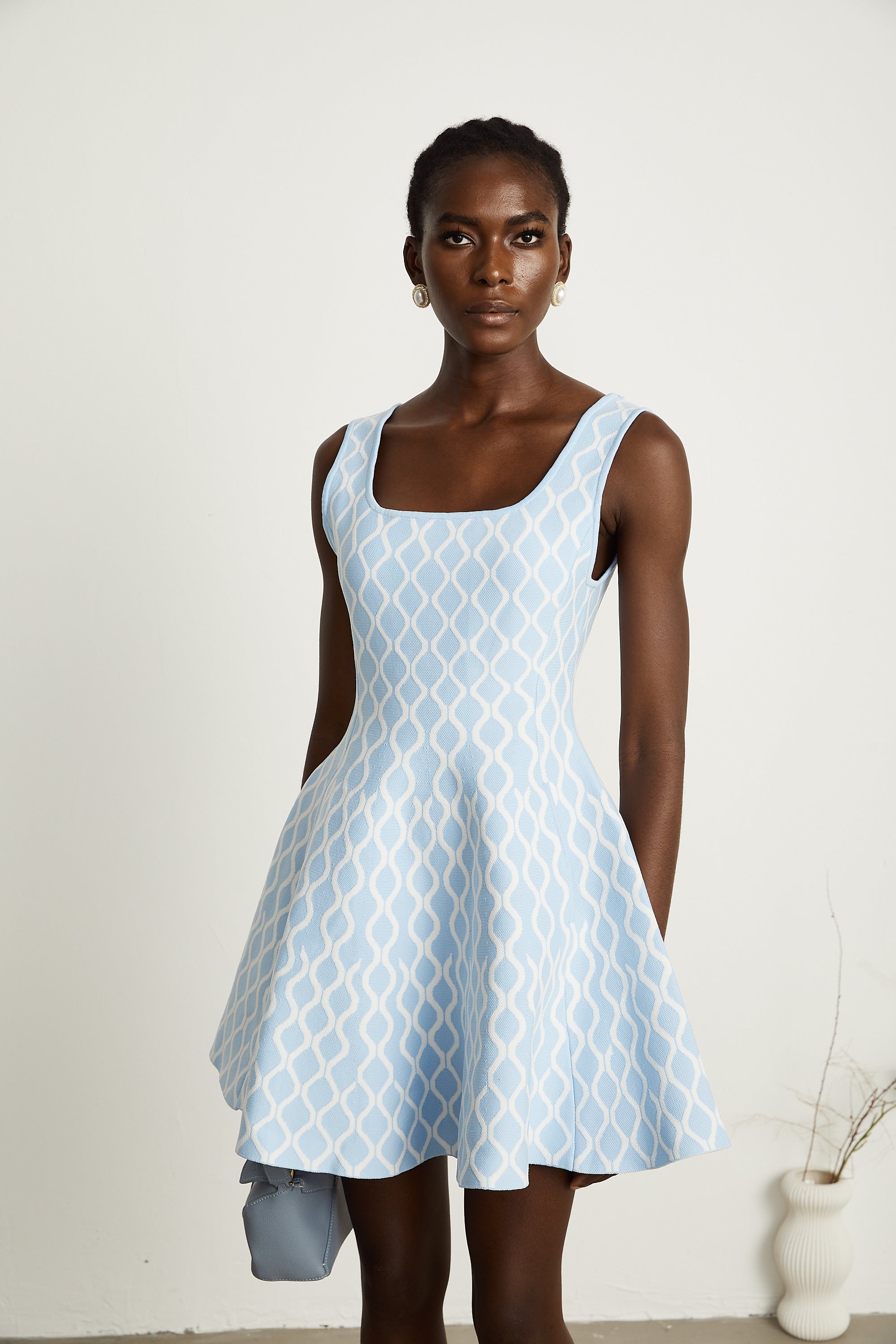 Hélène desen mini elbise
