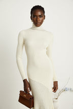 Émeline örgü midi elbise