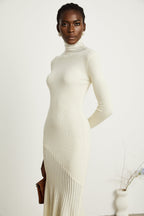 Émeline örgü midi elbise