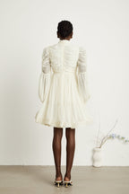 Thibaulte tül mini elbise