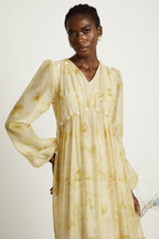 Vanessa shell midi elbise