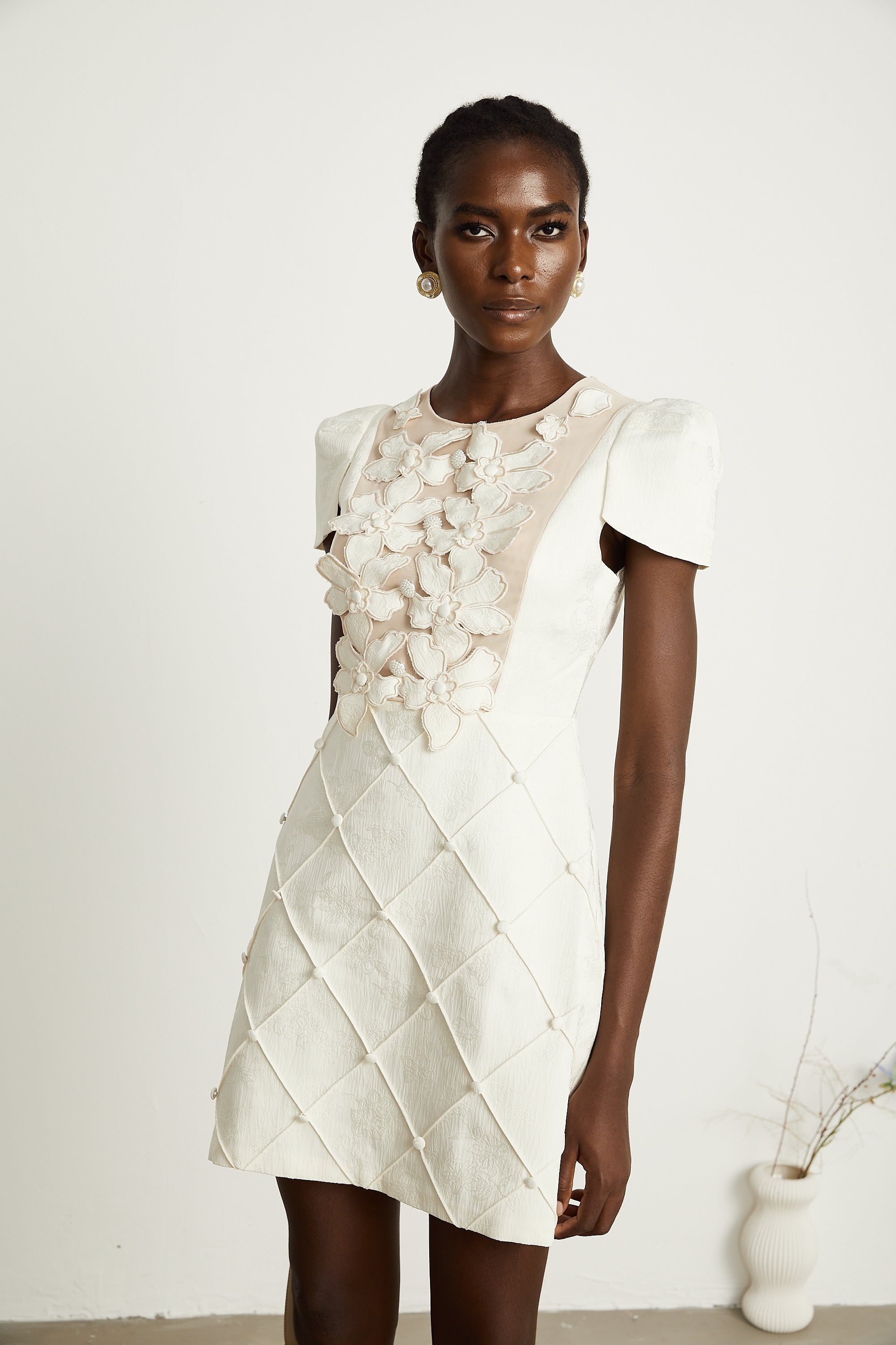 Coralie mini elbise